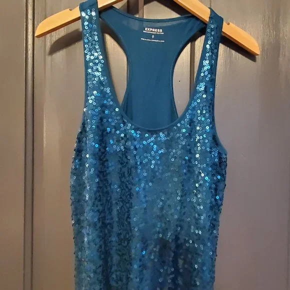 Express | Tops | Sequin Tank | Poshmark Express | Tops | Sequin Tank | Poshmark